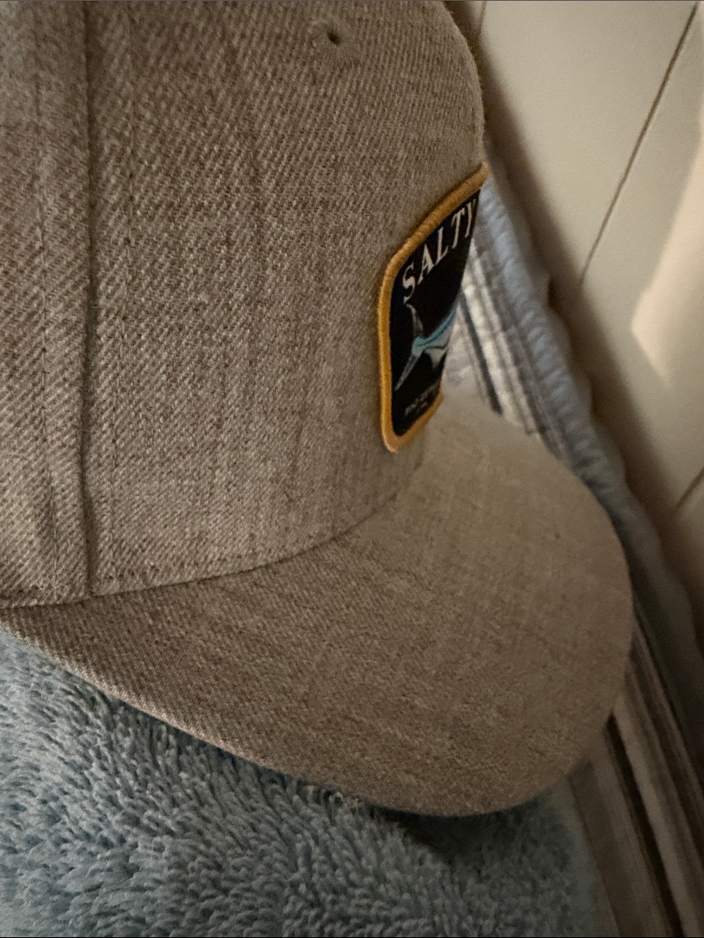 Salty Crew Grey Crew Patch Baseball Cap - Picture 9 of 9